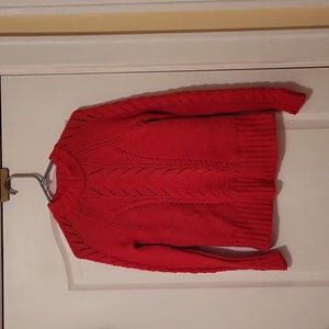 Loft Size Small Red Sweater